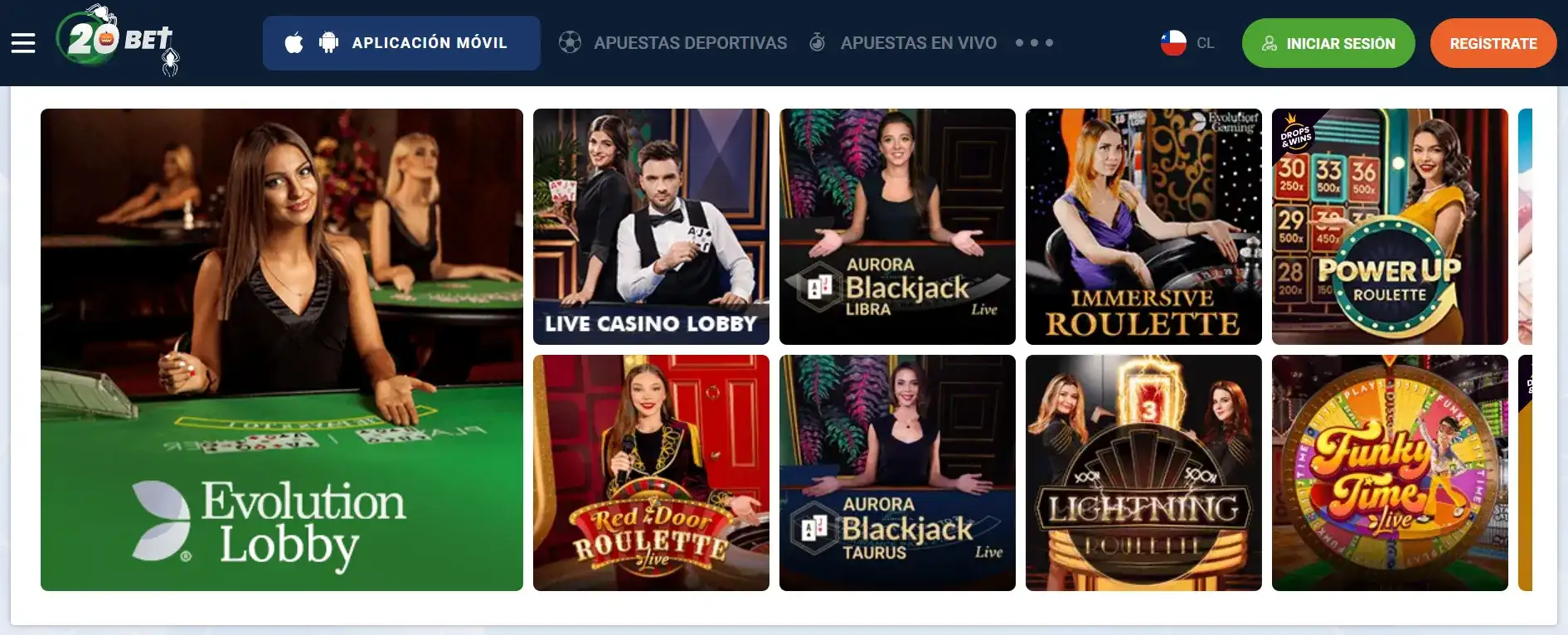 calificaciones casinos online 20bet