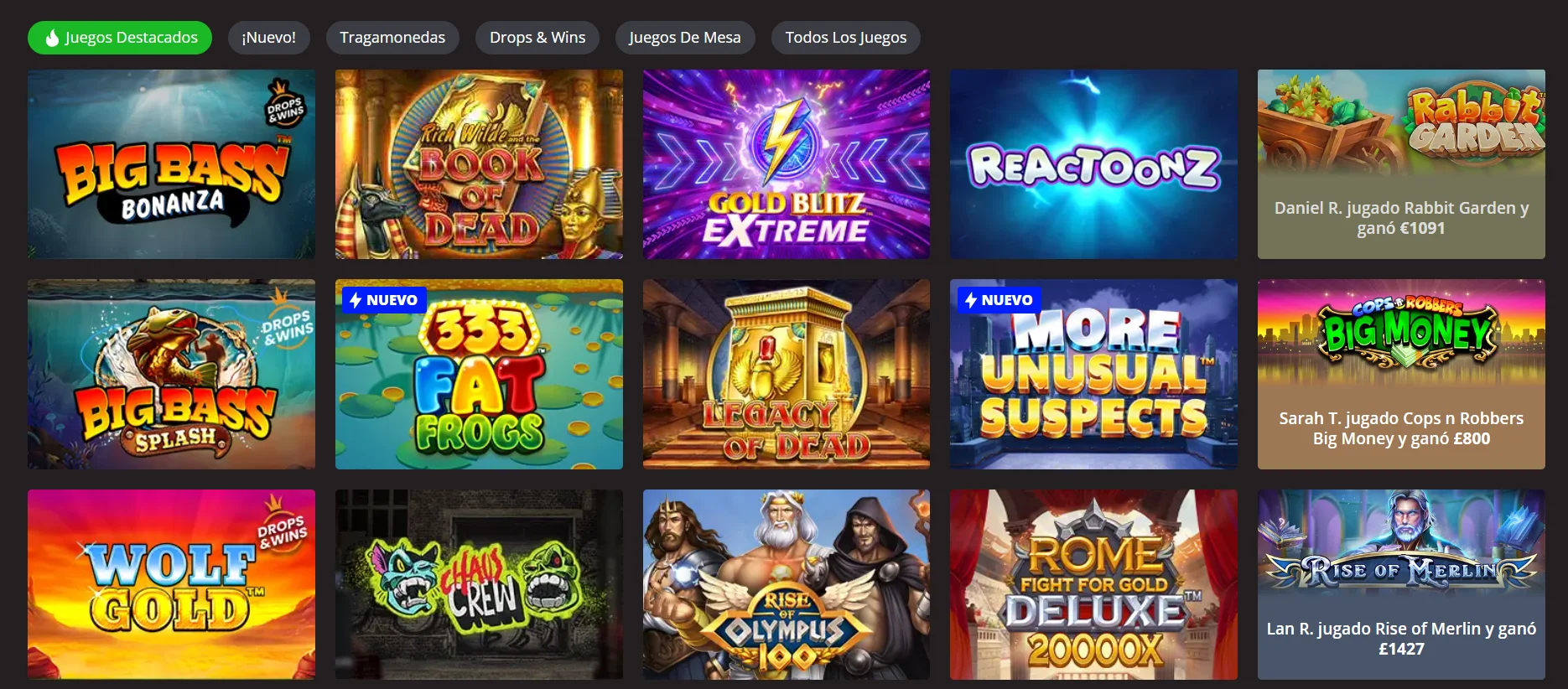 proveedores casinos Chile magicred