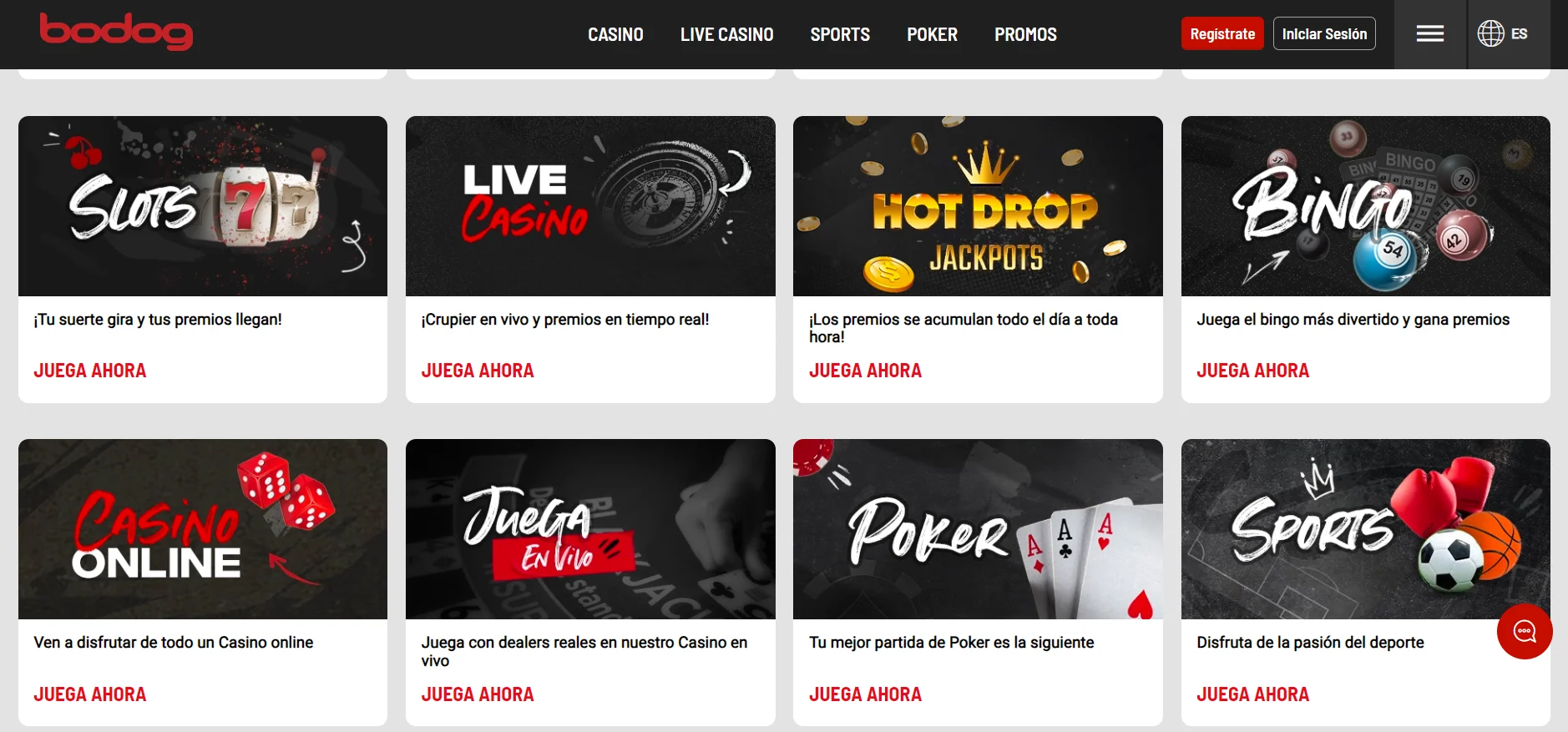 proveedores casinos Chile bodog