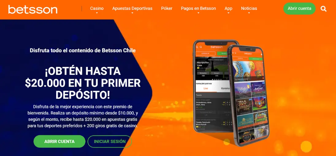 Betsson casino Chile